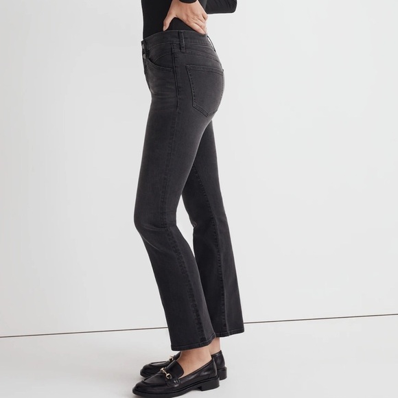 Madewell NWOT Kick Out Crop Jeans in Beckley Wash Size 25 - Picture 3 of 6